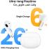 UGREEN WS201 HiTune H5 Headphone Semi-in-ear Earphone, Bluetooth 5.3, 4 Mics Noise Cancelling Headset, 26H Play Time Fast Charging, 13.6mm Large Driver, Lightweight IPX5 Waterproof Game Mode - White